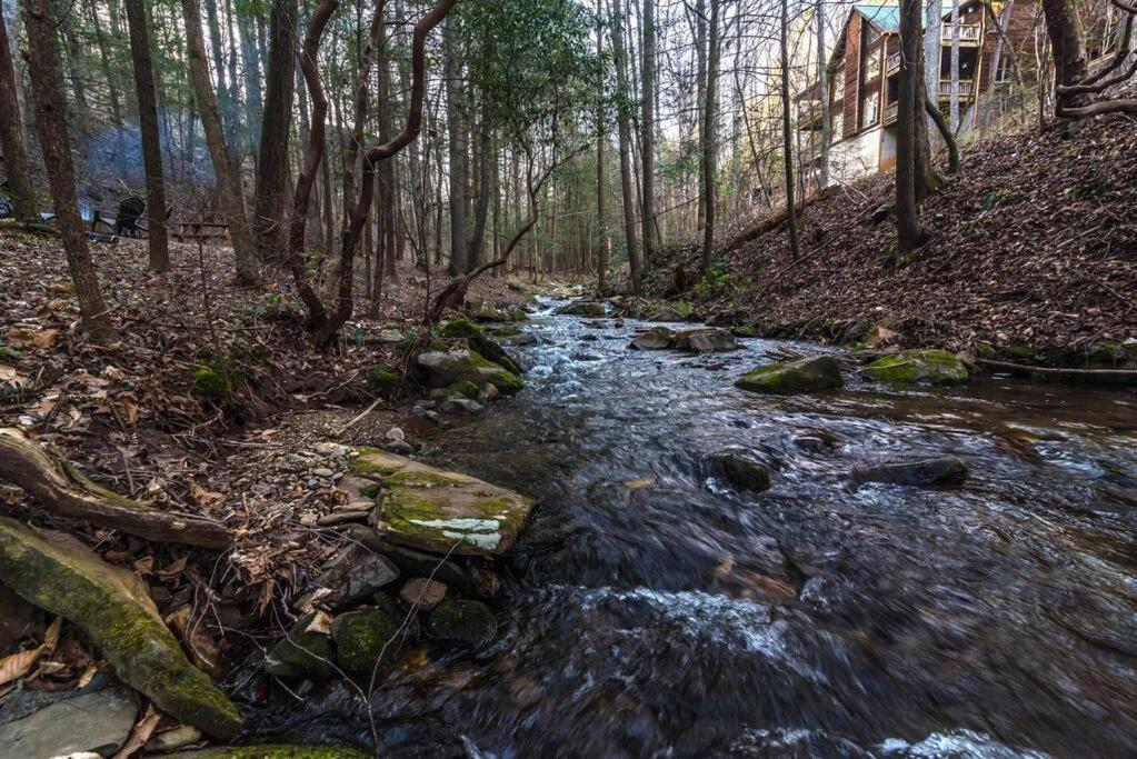 Private Creekside Cabin+Hot Tub,Pool Table, & Pets Ellijay Buitenkant foto