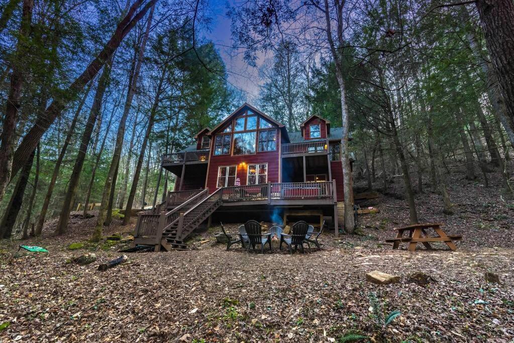 Private Creekside Cabin+Hot Tub,Pool Table, & Pets Ellijay Buitenkant foto