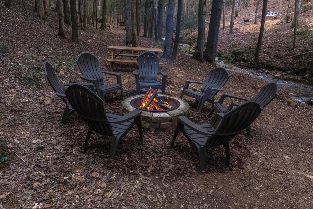 Private Creekside Cabin+Hot Tub,Pool Table, & Pets Ellijay Buitenkant foto