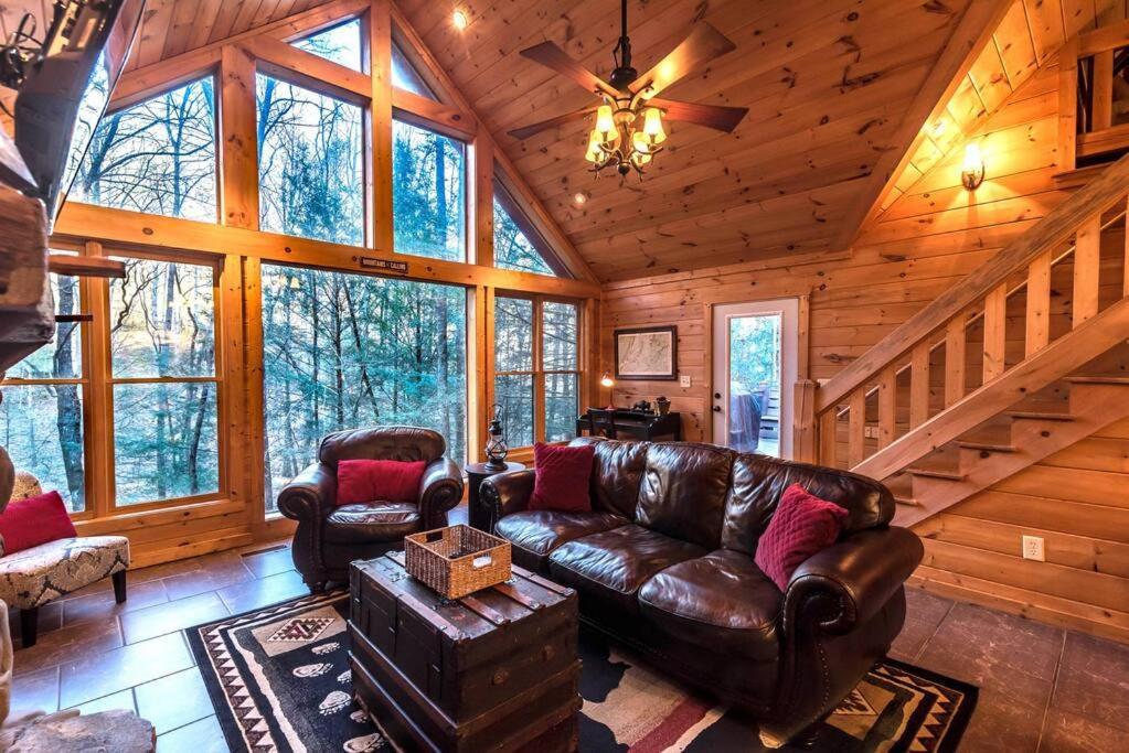 Private Creekside Cabin+Hot Tub,Pool Table, & Pets Ellijay Buitenkant foto
